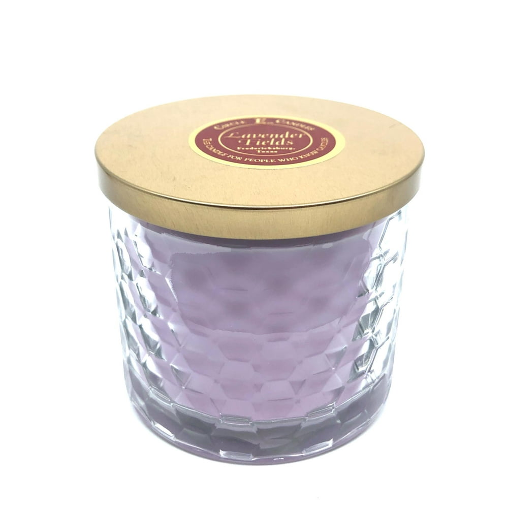 Circle E Lavender Fields Scented Jar Candle | Size 17oz | 85 Hour Burn
