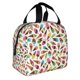 thumbnail image 2 of Fotbe Ice Cream Popsicles Bolsa Térmica con Estampado y Forro de Aluminio Grueso Bolsa de Almuerzo con Bolsillo Frontal para Hombres y Mujeres, Ideal para Trabajo, Escuela, 2 of 8