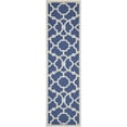 thumbnail image 2 of Waverly Sun N' Shade Indoor/Outdoor Modern Trellis Lapis 2'3" x 8' Area Rug, Easy Clean, Eco-Friendly, Bed Room, Living Room, Dining Room, Hallway, (8' Runner), 2 of 8