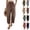 #02 Brown, variant on Cotton Linen Cropped Pants Women Casual Drawstring Waist Wide Leg Lounge Pants Boho Loose Gauze Pull on Capris with Pockets,XL,#02 Black