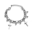 thumbnail image 1 of Pulsera de acero inoxidable para mujer Xtellar plateado, 1 of 4
