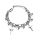thumbnail image 1 of Pulsera de acero inoxidable para mujer Xtellar plateado, 1 of 4