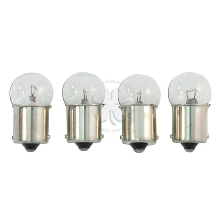 Clear Blinkers - 4x Light Bulb Clear Turn Signal Blinker Single Filament Lamp 1156 BA15S 10W