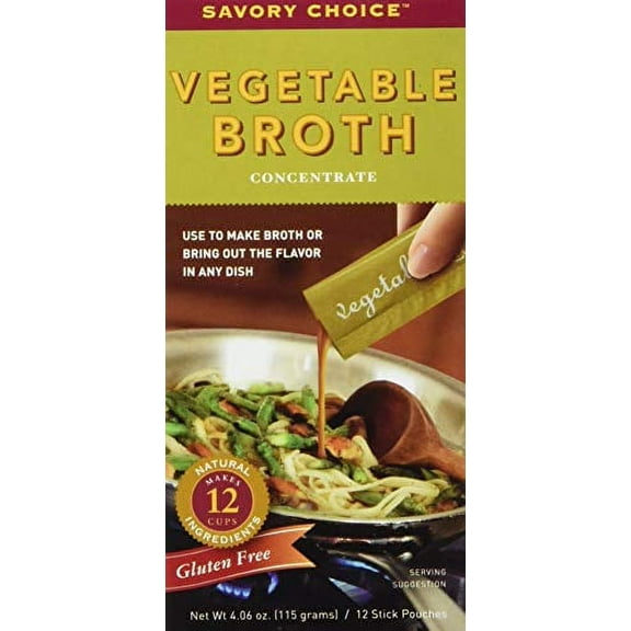 Savory Creations Savory Choice  Liquid Broth Concentrate, 12 ea