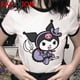 thumbnail image 2 of Kuromi Camiseta Mujer harajuku vintage Estética t-shirt top Camisetas tumblr kawaiipangjing, 2 of 4