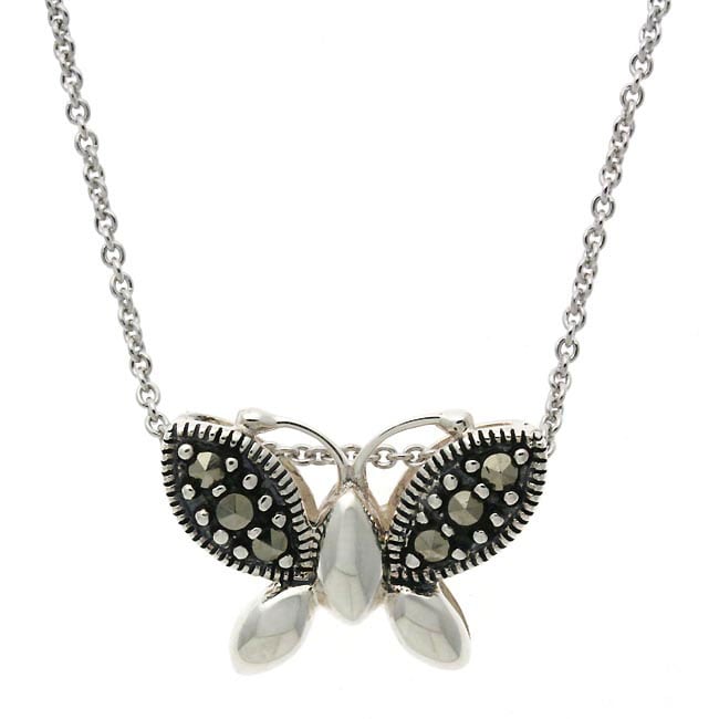 Glitzy Rocks Sterling Silver Marcasite 