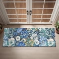 thumbnail image 2 of Pioneer Flower Floral Print Pattern Door Rugs,Washable Non Slip Door Mats Indoor,Decorative Door Mats,Entry Mat Indoor for Entrance,Bedroom,Kitchen,Bathroom,16"x47", 2 of 6