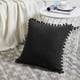 thumbnail image 3 of Paquete de 2 fundas de almohada decorativas lumbares con pompones, juego de fundas de cojín rectangulares sólidas de pana suave para sofá, dormitorio, coche, sala de estar Xemadio CZJJ-ZC16-7, 3 of 7
