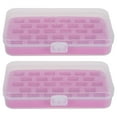 thumbnail image 1 of cajas de bobinas con 28 ranuras para máquina de coser, organizador de bobinas y almacenamiento de hilo para máquina de coser y bordado, 1 of 8