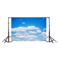 thumbnail image 3 of ABPHOTO Polyester 7x5ft Photography Backdrop Blue Sky White Cloud Nature Scene Backdrops for Photography Photo Shoots Party Newborn Kids Baby Personal Portrait Photo Background Studio Props, 3 of 4