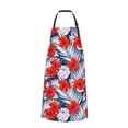 thumbnail image 2 of Picia Leaves And Flowers Waterproof Apron for Unisex Adult - Adjustable Bib Apron with Pockets, Ideal for Cooking, Gardening, Painting, and Household Chores, 2 of 9