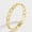 Gold, variant on 925 Sterling Silver Stackable Heart Link Ring for Women, Hollow Interlocked Love Thin Band Ring