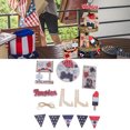 thumbnail image 4 of Independence Day Wooden Decoration, Good In Shape Tray Wooden Ornament  For Gift Making Type 1, 4 of 8