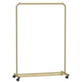 thumbnail image 1 of Perchero SONGMICS con ruedas, capacidad de carga de 110 libras, dorado, 1 of 8