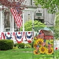 thumbnail image 6 of Spring Summer Sunflower 28 x 40 House Flag Double Sided, America Country Floral Flower Farm Barn Garden Yard Decoration, Fall Autumn Farmhouse Rustic Outdoor Décor Decorative Large Flag, 6 of 6