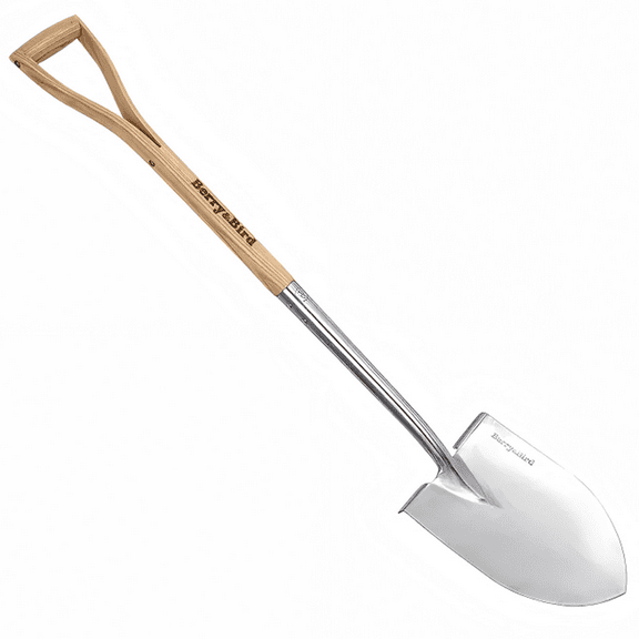 Berry&Bird Round Shovel with Ash Wood Handle