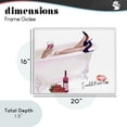 thumbnail image 4 of Stupell Industries Glam Couldn't Care Less Tub White Framed Giclee Art, 20 x 16, by Ziwei Li, 4 of 8