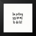 thumbnail image 2 of York, Leah 12x12 Black Modern Framed Museum Art Print Titled - Pickup Lines V, 2 of 5