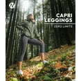 thumbnail image 4 of Nirlon 3/4 Capri Leggings For Women - High Waisted Leggings With Pockets, 4 of 6