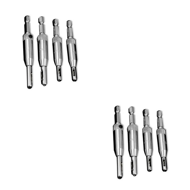 Riwesomey Herramientas de carpintería, bisagra de centrado, vástago Hexagonal, abridor de agujeros, tornillo de acero de alta velocidad, posicionamiento, Type1 NO1 Riwesomey CBP230629