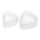 thumbnail image 1 of Molde para sushi casero, utensilios de cocina fáciles de usar, portátil, multifuncional, triangular, para arroz. claro, 1 of 7