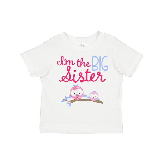 Inktastic Big Sister Owls Girls Toddler T-Shirt