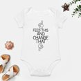 thumbnail image 4 of Feed This And Change This - Baby Clothes - Funny Newborn Bodysuit Outfits for Boys And Girls White-style-1 24months, 4 of 7