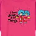 thumbnail image 2 of The Cat in the Hat - I Love Learning Things - Men's Crew Neck Fleece Pullover, 2 of 4
