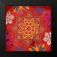 thumbnail image 2 of Grey, Jace 15x15 Black Modern Framed Museum Art Print Titled - Suzani 3, 2 of 5