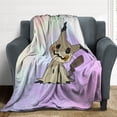 thumbnail image 2 of Pokemon Mimikyu Throw Blanket Cute Flannel for Boys Girls Men Women, 2 of 7