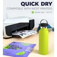 thumbnail image 2 of YWC-Premium Printable Vinyl Sticker Paper for Inkjet Printer and Laser - 20 White Glossy Sticker Paper Waterproof - Durability Adhesive Paper 8.5 x 11, Fast Dry, Holds Ink Well, Great for Cutting Mac, 2 of 4