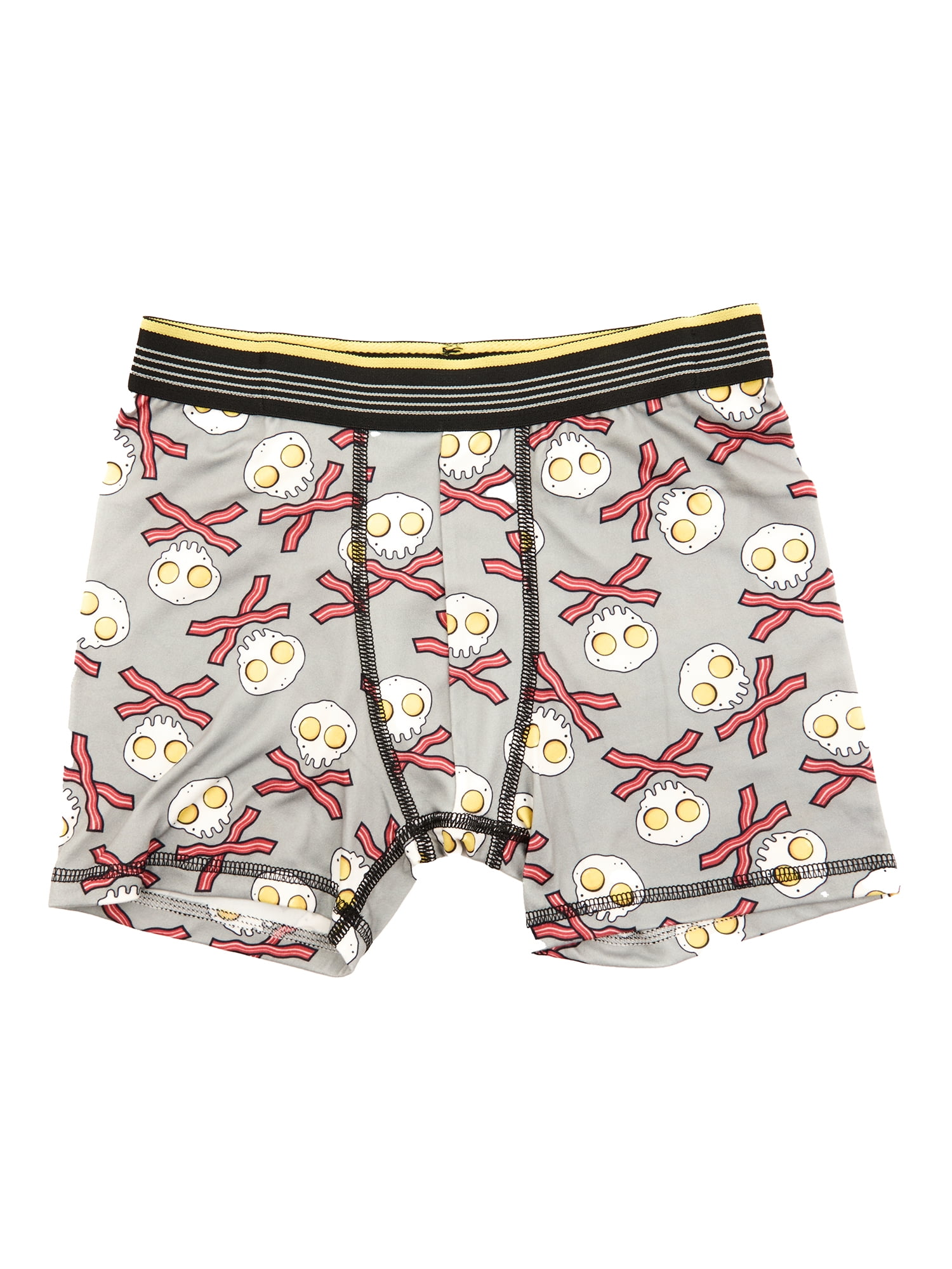 Wonder Nation Boys Boxer Brief Breakfast Underwear, 4-Pack, Sizes S-XL