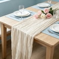 thumbnail image 4 of MTBLYS Camino de mesa de voile con pliegues | Tela decorativa fruncida de 90x180cm para bodas | Mantel largo 100% poliéster para fiestas, mesas de postres, guarderías y salones de belleza., 4 of 6