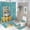 style-1134, variant on Cute Cartoon Baby Sloth Shower Curtain 4 Piece Sets Rug Toilet Lid Cover and Non-Slip U Shape Mat Cute Sloths Adorable Cartoon Animal Waterproof Fabric Bath Curtains for Bathroom Decor