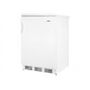 Summit FF67 - Refrigerator - undercounter - width: 23.6 in - depth: 23.5 in - height: 33.5 in - 5.5 cu. ft - white