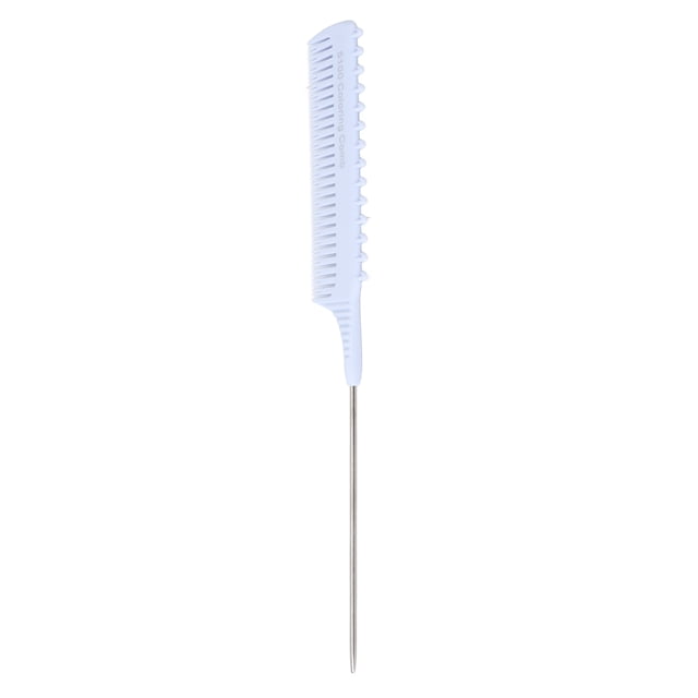 Highlighting Clip Comb, Teeth Round Safe Salon Hair Dye Styling with Rat Tail Comb for Unisex, Ergonomic Design, Easy to Carry, Suitable for Salon and Home Use