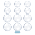 thumbnail image 6 of 12-Pack Transparent Inflatable Beach Ball Set — A Fun Choice for the Beach and Poolside, 6 of 8