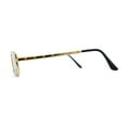 thumbnail image 3 of Mens Simple Classy Slim Rectangle Metal Rim Sunglasses Gold Smoke, 3 of 4