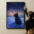 thumbnail image 6 of Starry Night Canvas Inspired Skye Terrier Dog Pet Family Friend Peace Oil Painting Art Print Poster Wall Decor, 6 of 6