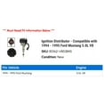 thumbnail image 2 of Ignition Distributor - Compatible with 1994 - 1995 Ford Mustang 5.0L V8, 2 of 2