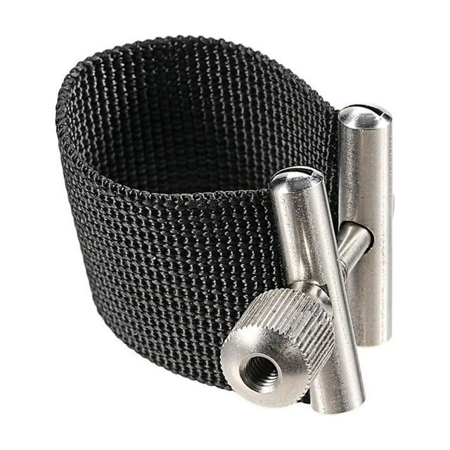 Abrazadera de nailon ajustable para saxofón, ideal para principiantes, músicos y estudiantes.