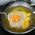 thumbnail image 4 of ELAYARD Ramen Noodle Strainer Basket Pot Silver for Cooking Kitchen Tool 1Set, 4 of 5