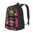 thumbnail image 1 of Disketp Monstrous Cartoon Characters Mochila Minimalista de Gran Capacidad, Mochila de Viaje para Escuela, Trabajo o Uso Diario, 1 of 6