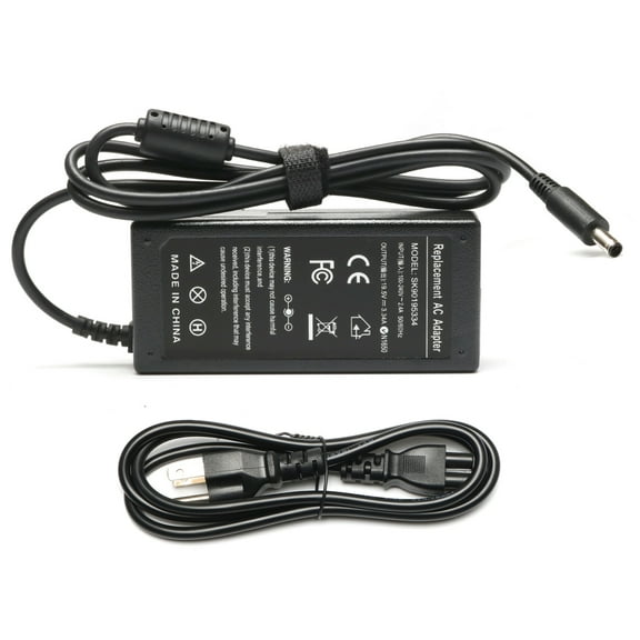 65W 19.5V 3.34A AC Adapter Laptop Charger for Dell Inspiron 11 3000 (3147) (3148) 13 14 3458 i7347 i3458 Series Power Supply Cord