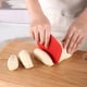 thumbnail image 4 of Dough Scraper Flexible Silicone | Standable Baking Tool for Cutting & Spreading | Durable Non-Stick Kitchen Utensil | Multi-Use Cream & Dough Spatula | 1 Pc | 12.5x8.5x0.5cm | Green Red Gray, 4 of 6