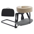 thumbnail image 3 of Kit de masaje de colchón para escritorio y hogar, incluye tablero de reposamanos, reposacabezas ergonómico, cojín para cuello y rostro para cama de Beige, 3 of 8