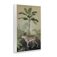 thumbnail image 4 of Stupell Industries King Of Jungle Leopard Landscape Painting White Framed Art Print Wall Art, 12 x 18, 4 of 10
