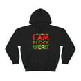 thumbnail image 2 of I am Black History Month Unisex Hoodie, S-5XL Black Pride Black and Proud, 2 of 3