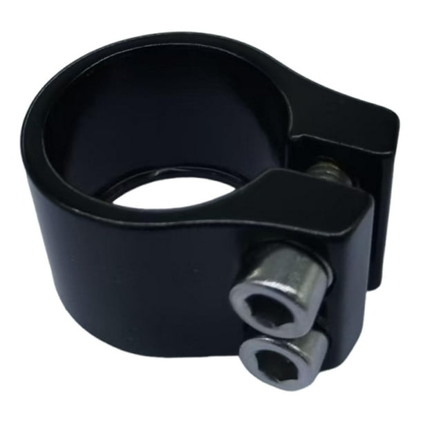 Abrazadera tensora para tubo de sillín de bicicleta, ligera, de 31,8 mm, de repuesto para bicicleta de carretera Negro