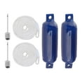 thumbnail image 3 of Guardabarros para barcos, Protector anticolisión, accesorios para barcos, parachoques inflable para barcos de 4x16 pulgadas, parachoques para barcos, cuerda blanca shamjiam Defensa de barco, 3 of 8